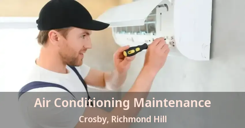 Air Conditioning Maintenance Crosby, Richmond Hill - ON