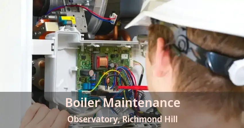 Boiler Maintenance Observatory, Richmond Hill - ON