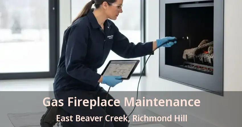 Gas Fireplace Maintenance East Beaver Creek, Richmond Hill - ON