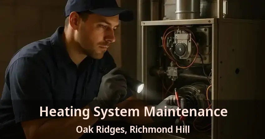 Heating System Maintenance Oak Ridges, Richmond Hill - ON