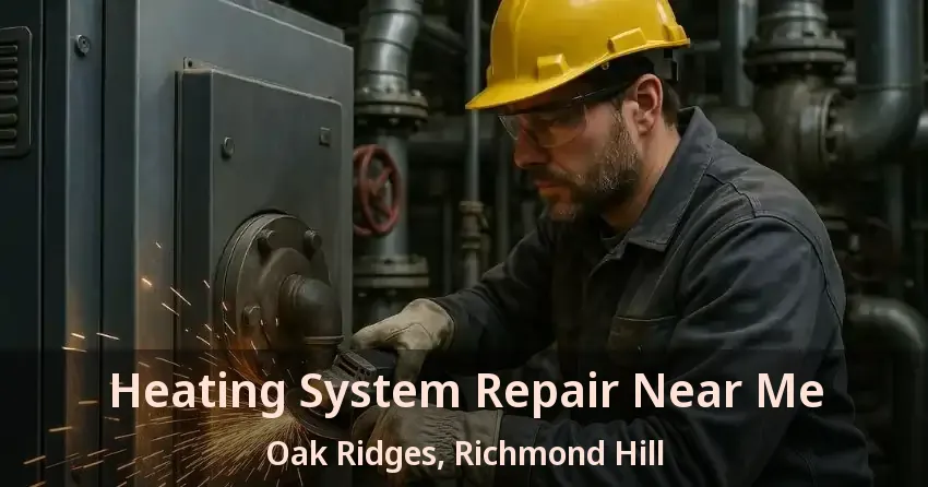 Heating System Repair Near Me Oak Ridges, Richmond Hill - ON