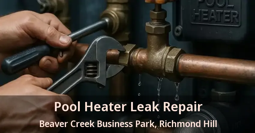 Pool Heater Leak Repair Beaver Creek Business Park, Richmond Hill - ON
